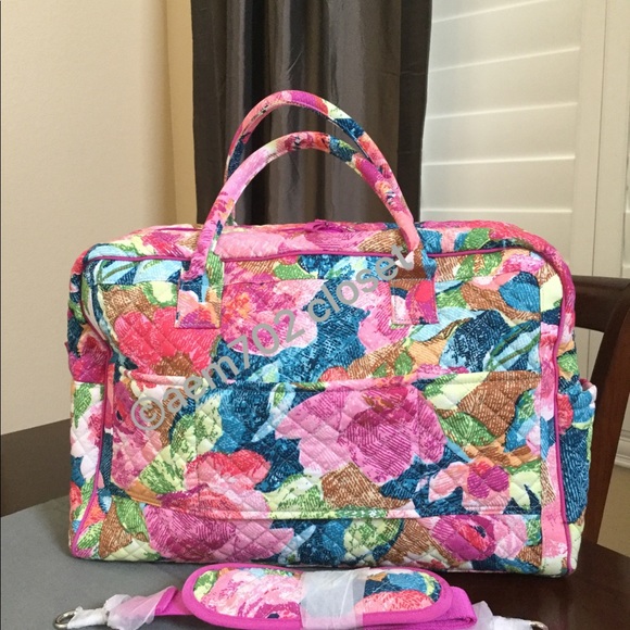NWT VERA BRADLEY ICONIC WEEKENDER TRAVEL BAG - Picture 2 of 5